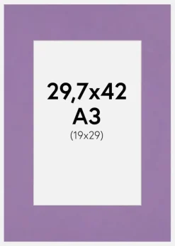 Passepartout Easter Egg (Vit kärna) A3 29,7x42 cm (19x29)