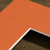Passepartout Mandarin Orange (Vit kärna) 24x30 cm (17x23)