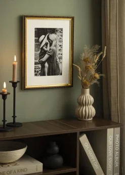 Passepartout Svart Standard (Vit kärna) 16x20 inches (10,6x12,6)