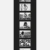Passepartout Svart 30x91 cm - Collage 7 Bilder(9x14 cm)