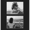 Passepartout Svart 40x50 cm - Collage 2 Bilder (17x23 cm)