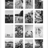 Passepartout Vit 50x70 cm - 16 Bilder collage
