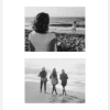 Passepartout Vit 40x50 cm - Collage 2 Bilder (17x23 cm)