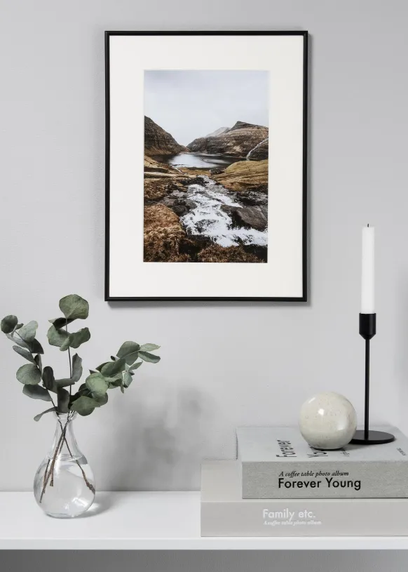 Passepartout XL Vit (Vit kärna) 60x80 cm (41x58,4 - A2)