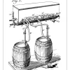 Patent Print - Beer Kegs - White Poster (21x29.7 cm (A4))