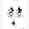 Patent Print - Toy Walt Disney - White Canvastavla (30x40 cm)