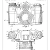 Patentritning - Kamera I Poster (21x29.7 cm (A4))
