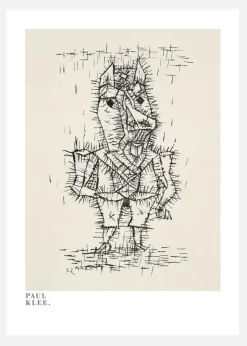 Paul Klee - Ass Esel 1925 Canvastavla (30x40 cm)