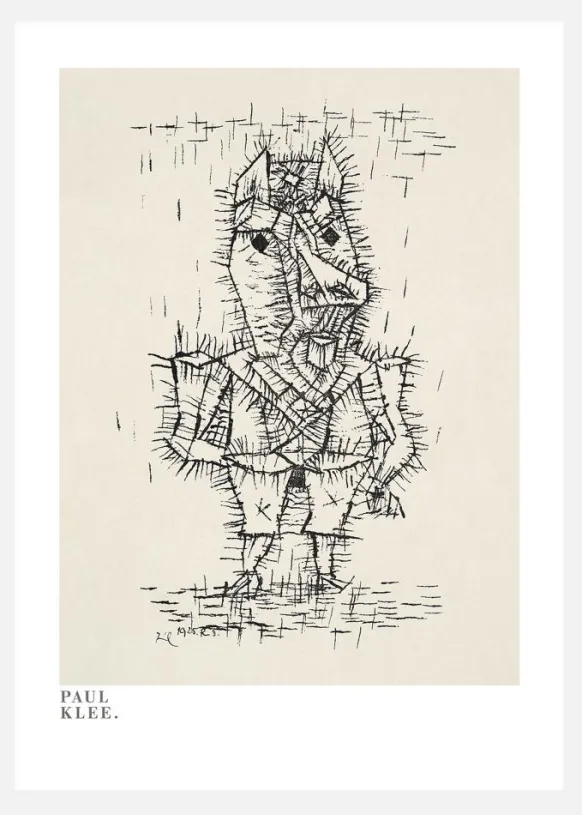 Paul Klee - Ass Esel 1925 Canvastavla (30x40 cm)