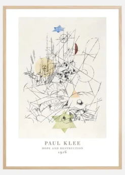 Paul Klee - Hope and Destruction 1916 Poster (21x29.7 cm (A4))