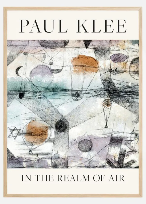 Paul Klee - In the Realm of Air 1917 Poster (21x29.7 cm (A4))