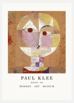Paul Klee - Senecio Baldgreis 1922 Canvastavla (30x40 cm)