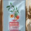 Peach Tree in Vase Poster (21x29.7 cm (A4))