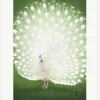 Peacock - Cropped Canvastavla (30x40 cm)