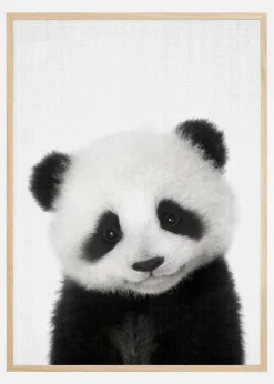 Peekaboo Baby Panda Poster (21x29.7 cm (A4))