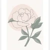 Peony Canvastavla (30x40 cm)