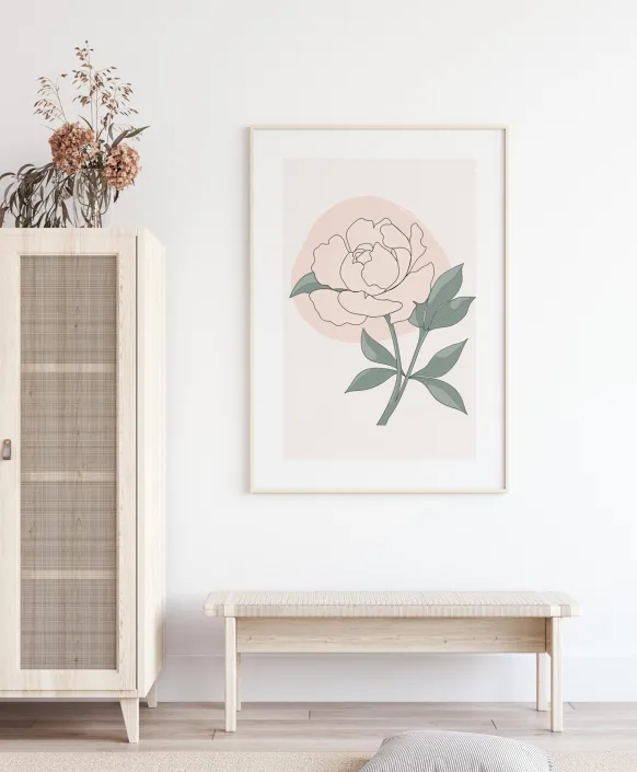 PEONY Poster (21x29.7 cm (A4))