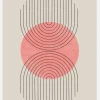 Perfect Point Peach Canvastavla (30x40 cm)