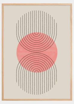 Perfect Point Peach Poster (21x29.7 cm (A4))