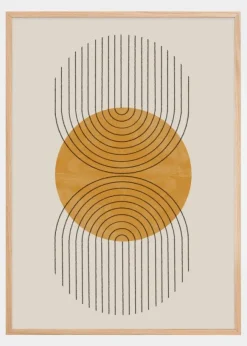 Perfect Point Yellow Poster (21x29.7 cm (A4))