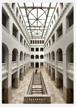 Peter-behrens-bau Canvastavla (30x40 cm)