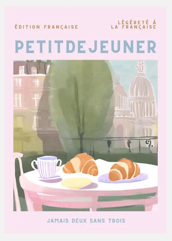 Petit Dejeuner Canvastavla (30x40 cm)