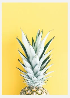 Pineapple Yellow Canvastavla (30x40 cm)