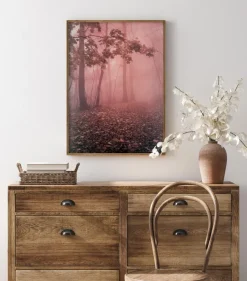 Pink Forrest Poster (21x29.7 cm (A4))
