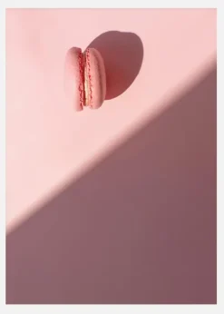 Pink Macaron Canvastavla (30x40 cm)