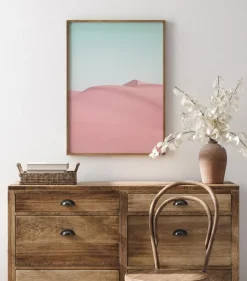 Pink Sand Poster (21x29.7 cm (A4))