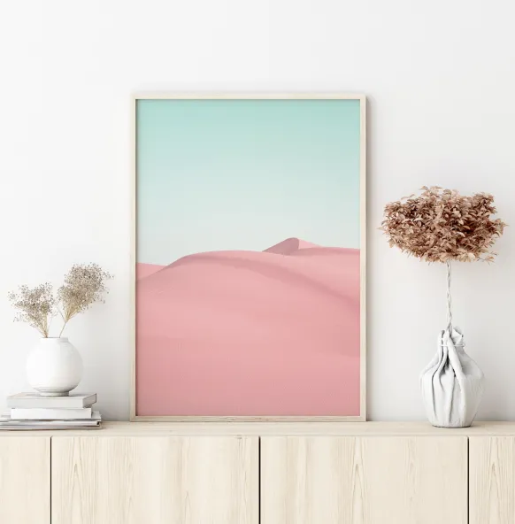 Pink Sand Poster (21x29.7 cm (A4))