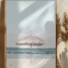 Pink Umbrella Poster (21x29.7 cm (A4))