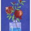 Pomegranate In Vase Canvastavla (30x40 cm)