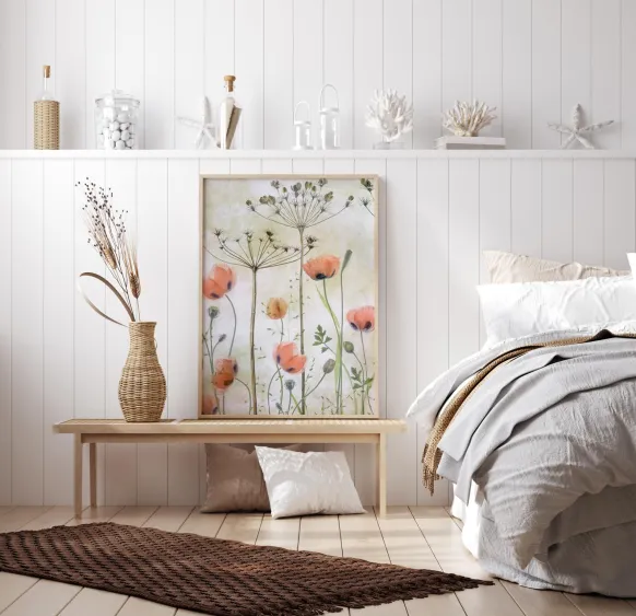 Poppy Meadow Poster (21x29.7 cm (A4))