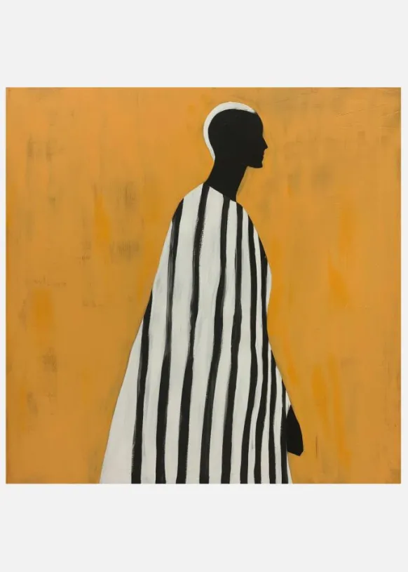 Portrait Of A Man Canvastavla (30x30 cm)
