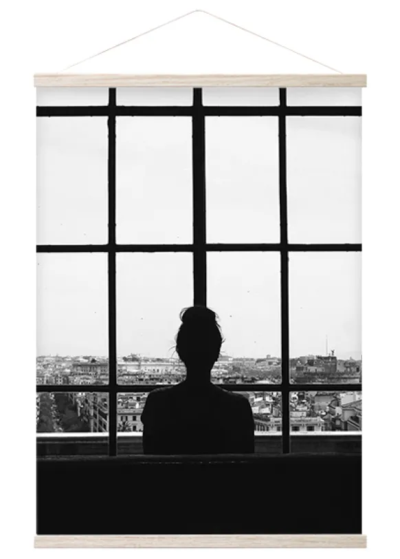 Posterhängare ChiCura Ek - 100 cm