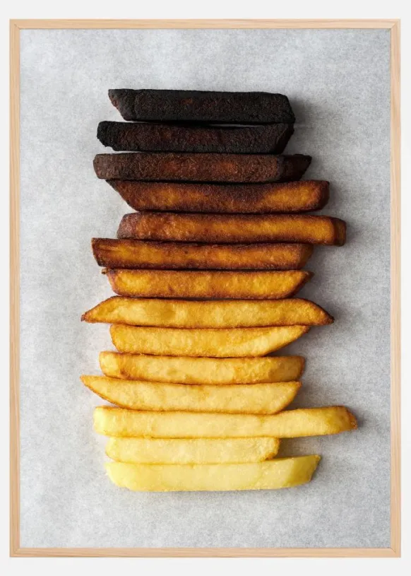 Potato gradient Poster (21x29.7 cm (A4))