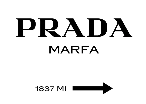 Prada Black Poster (21x29.7 cm (A4))