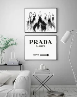 Prada Black Poster (21x29.7 cm (A4))
