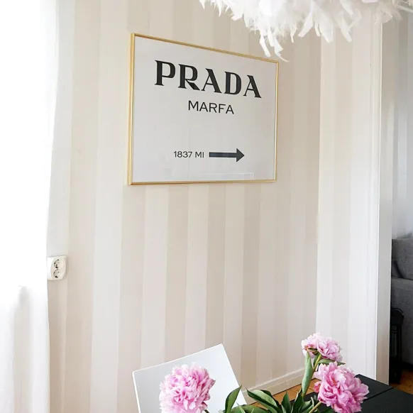 Prada Black Poster (21x29.7 cm (A4))