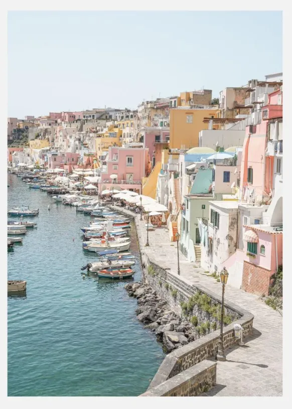 Procida Island Canvastavla (30x40 cm)