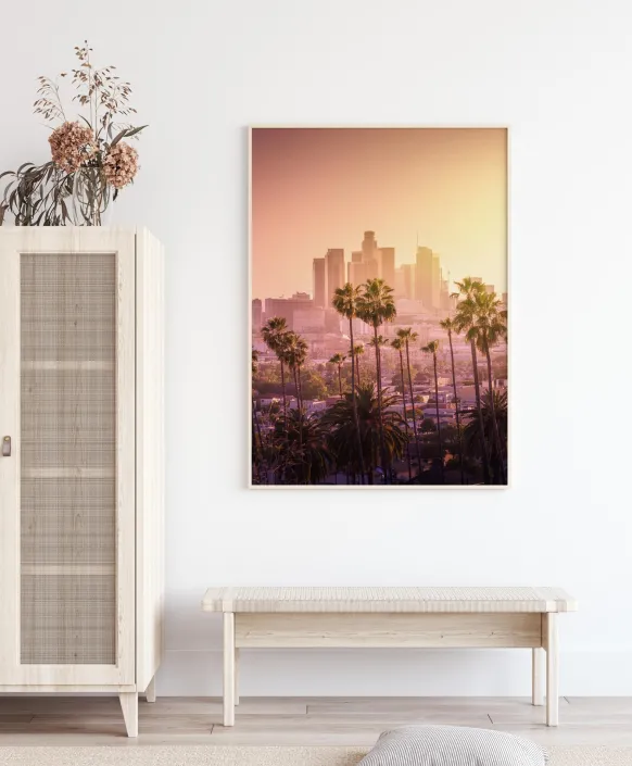 Purple City Poster (21x29.7 cm (A4))