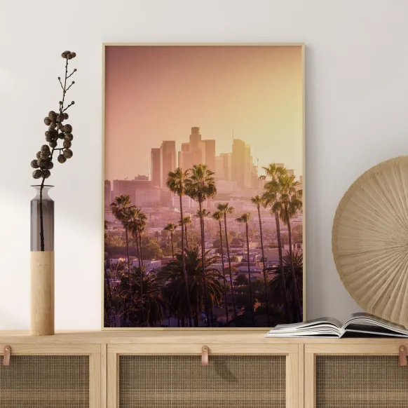 Purple City Poster (21x29.7 cm (A4))