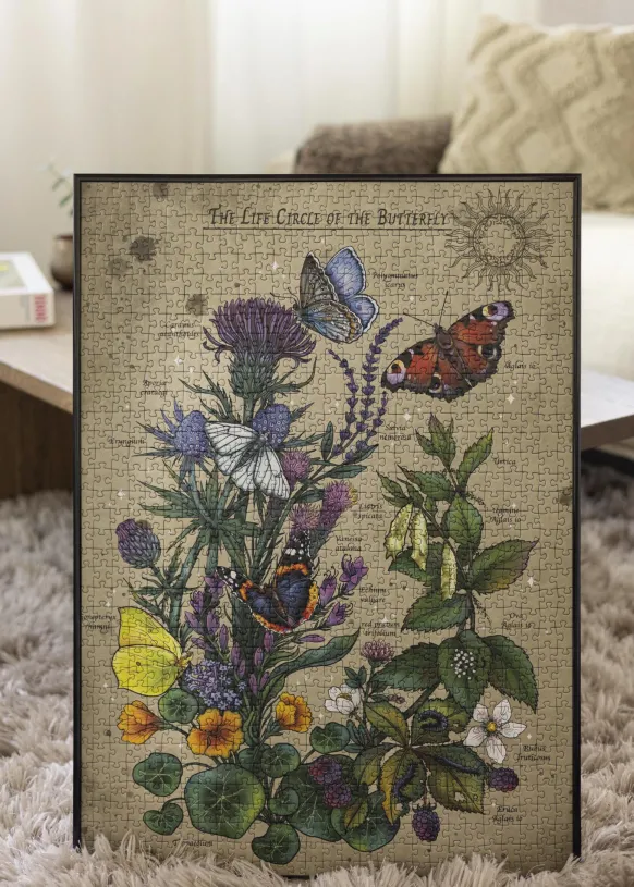 Pusselram Svart 51x72 cm