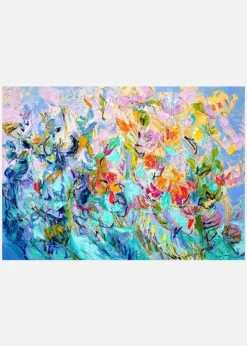 Radiant Floral Harmony Canvastavla (30x40 cm)