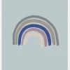 Rainbow Blue Canvastavla (30x40 cm)