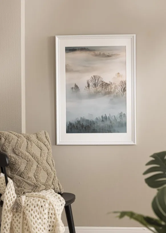 Ram Abisko Vit 50x50 cm