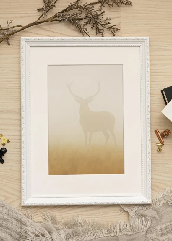 Ram Abisko Vit 50x50 cm