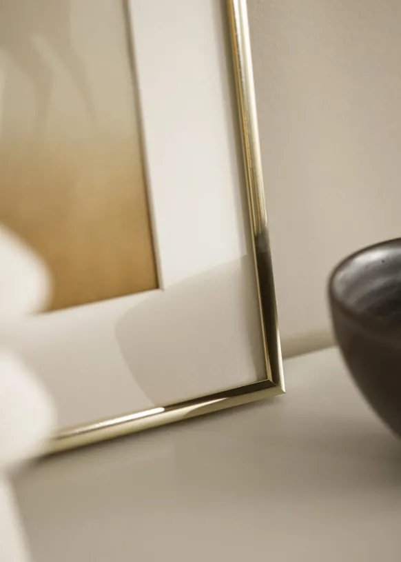 Ram Aluminium Blank Guld 40x50 cm