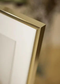 Ram Aluminium Blank Guld 40x50 cm